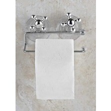 Vakumlu Tuvalet Kağıtlığı Paslanmaz Krom Tuvalet Kağıdı Askısı