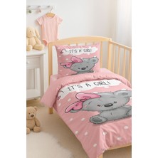 Mira Home Yenidoğan Kız Bebek Nevresim Takımı 3D Pamuklu Its A Girl