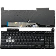 Asus Tuf Gaming F17 FX706HCB-HX146 Uyumlu Notebook Klavyesi (Beyaz Tr) Rgb Işıklı