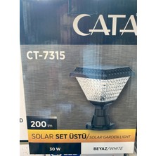 Cata CT-7315 30W 6400K Beyaz Solar Set Üstü Bahçe Armatürü