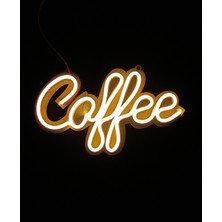 Esled Coffee Neon Yazı - Neon Coffee Yazısı LED Neon