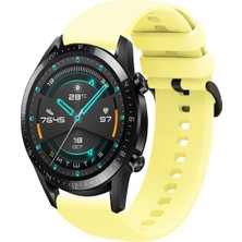 Tagomoon Huawei Watch Gt2 46MM Uyumlu Yumuşak Dokulu Soft Renk Silikon Kordon Kayış