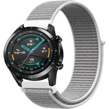 Tagomoon Huawei Watch Gt2 46MM Akıllı Saat Uyumlu Spor Kumaş Desenli Cırt Cırtlı Kordon Kayış
