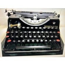 1940’S Alman Rheinmetall Borsig Çantalı Daktilo - Sorunsuz Çalışır Durumda