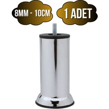 Metal Ayak Vidalı Pasolu Mobilya Yatak Koltuk Baza AYAĞI(METAL)(10CM - 12CM - 15CM)(8MM)(VİDALI)