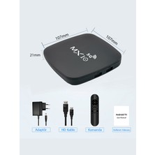 4K Ultra Hd Android Tv Box Mxboxs Android 14 5g 4gb RAM+64GB Hafıza