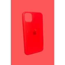 iPhone 11 Pro Uyumlu Kırmızı Lansman Içi Kadife Yumuşak Kılıf