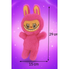 Labubu Peluş Bebek Dekoratif Yastık, Uyku Arkadaşı Labubu Oyuncak
