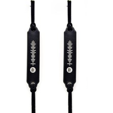 Takı Dükkanı Unisex Siyah Spotify Şarkı Kodlu, Ayarlanabilir Çift Bileklik – Aşk Koleksiyonu Hediyelik