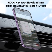Hoco H24 Araç Havalandırma Bölmesi Manyetik Telefon TUTUCU-(5775) - MRK7271-2464