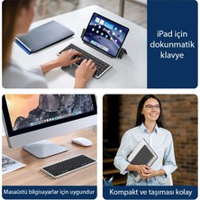 Erbar Dux Ducis Universal Ok Series Kablosuz Bluetooth Klavye Touchpad KILIF-(5775) - MRK2194-9967