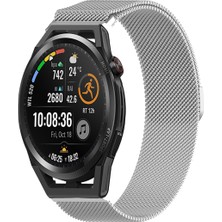 Tagomoon Huawei Watch Gt Runner Uyumlu Kordon Hasır Metal Örgü Mıknatıslı Kayış