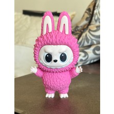 Labubu Pembe ve Gözleri Hareketli