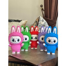 Labubu Pembe ve Gözleri Hareketli