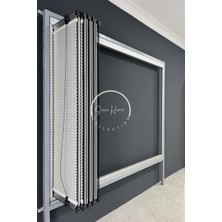 Serin Home Collection Katlanabilir Cam Balkon Plise Perde Krem (Kancalı Veya Vidalı Sistem)