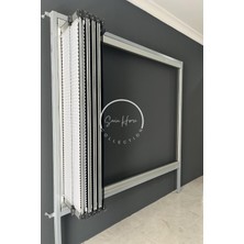 Serin Home Collection Katlanabilir Cam Balkon Plise Perde Gri (Kancalı Veya Vidalı Sistem)