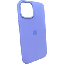 iPhone 12 Uyumlu Açık Mor Lansman Içi Kadife Yumuşak Kılıf