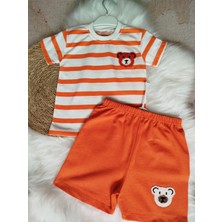 Renkli Diyar Erkek Çocuk Alt Üst Takımkısa Kollu Tişört ve Şort