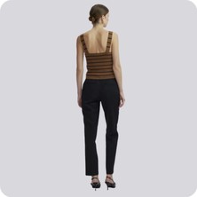 Çizgi Desen Triko Hırka/bluz Takımı S0016