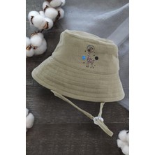 Bağlamalı Balıkçı Bebek Şapkası 7036