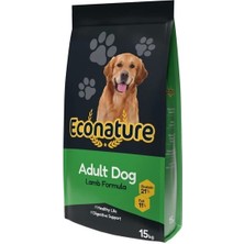 Econature Kuzu Etli Yetişkin Köpek Maması 15 Kg