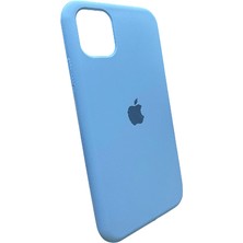 iPhone 12 Pro Max Uyumlu Mavi Lansman Içi Kadife Yumuşak Kılıf