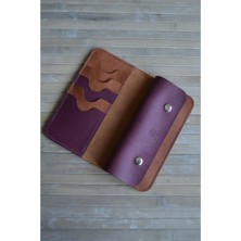 Oh Deer Leather Hakiki Deri Uzun Cüzdan - Pueblo Deri - Taba&mor