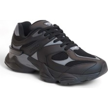 Lescon 2079-GHOST Anatomik Tabanlı Genç Unisex Sneakers Ayakkabı - NKT02079-SIYAH-44