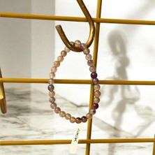 Kırmızı Sanat Evi Mini Akik Sıralı Doğal Taş Bileklik