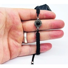Zirkon ve Oltu Taşı Işçilikli 925 Ayar Gümüş Bileklik