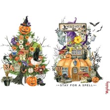 Lineart Sulu Transfer 25X35CM Halloween Kabak Temalı LNT51