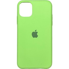 iPhone 11 Uyumlu Yeşil Lansman Içi Kadife Yumuşak Kılıf