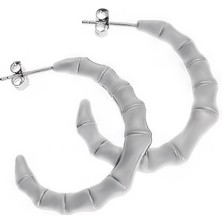 Kadın Kemik Model Gümüş Küpe