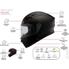 Smk Stellar Faro Kapalı Kask