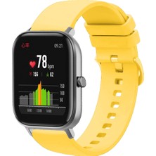 Kreton Amazfit Gts Gts2 Gts3 Gts4 ile Uyumlu Kordon Jel Silikon Tokalı Kayış