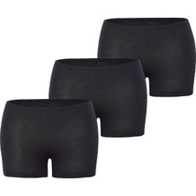 Blackspade Kadın Boxer 3'lü Paket Essential 1571 - Siyah
