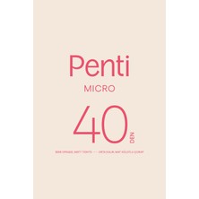 Micro 40 Ten Rengi Külotlu Çorap-Pentilicious