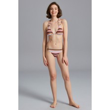 Penti Çizgili Arizona Üçgen Bikini Üstü