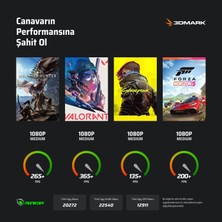 Monster Tulpar T6 V3.4.5 Intel Core i7 13700HX 32 GB RAM 1 TB SSD 8 GB RTX 5070 Windows 11 Home 16" FHD+ 165 Hz Oyun Bilgisayarı