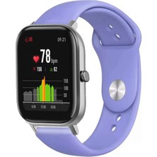 Kreton Amazfit Gts Gts2 Gts3 Gts4 ile Uyumlu Kordon Yumuşak Dokulu Esnek Jel Silikon Kayış