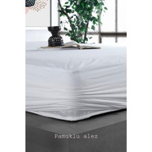 Gön Ev Tekstili Çift Kişilik Alez 160X200 cm Sıvı Geçirmez Komple Lastikli Flanel