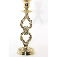 Tekli Pirinç Şamdan Model 4