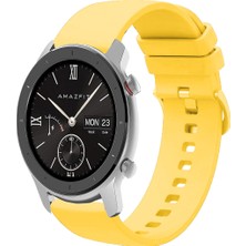 Kreton Amazfit Gtr 42MM ile Uyumlu Kordon Jel Silikon Tokalı Kayış
