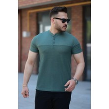 Fy Butik Erkek Hakim Yakalı Kısa Kollu Pamuklu T-Shirt