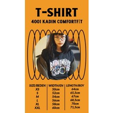 Zuno Kadın Comfort Fit Selflove Baskılı T-Shirt