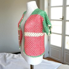 Dokun Store, Kadın Giyim, Kadın Bluz,kadın Hırka, Handmade , Hırka, Kısa Kollu Bluz, Hırka