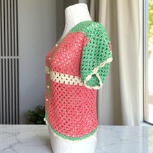 Dokun Store, Kadın Giyim, Kadın Bluz,kadın Hırka, Handmade , Hırka, Kısa Kollu Bluz, Hırka