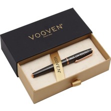 Vogven Marka Kişiye Özel Elit Roller Kalem - Füme