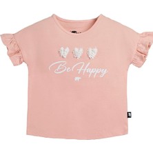 Bad Bear Pixie Pembe Baskılı Kız Çocuk Tişört