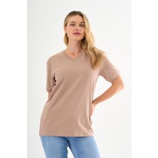 Pierre Cardin V Yaka Basic T-Shirt